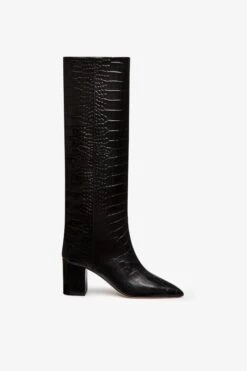 Paris Texas Carbon Embossed Leather Boot