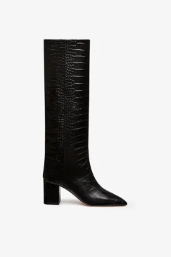 Paris Texas Carbon Embossed Leather Boot