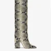 Paris Texas Printed Phyton Leather Boots 1 Paris Texas Printed Phyton Leather Boots -Paris Texas Brand Shop PX1020XPRPT116 01 scaled