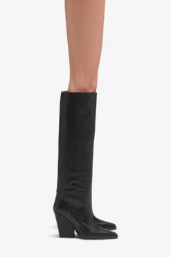 Paris Texas Black Texture-effect Leather Boots -Paris Texas Brand Shop PX1038XLTHTNERO 10 a57117a0 c14f 4701 8ba6 9d630f242473 scaled