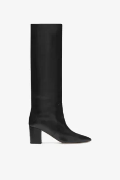 Paris Texas Black Nappa Leather Heel 70 Boots