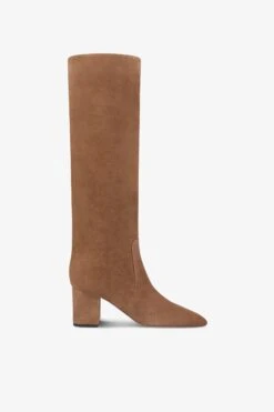 Paris Texas Brand Shop 7 Boots In Brown Calf Suede Leather