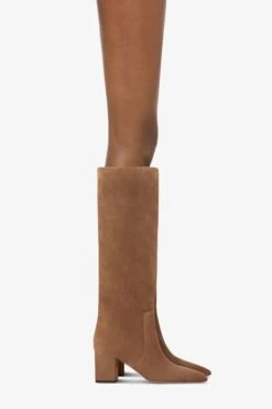 Boots In Brown Calf Suede Leather 13 Boots In Brown Calf Suede Leather -Paris Texas Brand Shop PX1088XV003335SIGARO 10