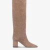 Paris Texas Knee-high Boots In Soft Koala Suede Leather -Paris Texas Brand Shop PX1088XV003468KOALA 01 30be3d7b a1e0 405e 8fb3 e3d5a04dd0e2