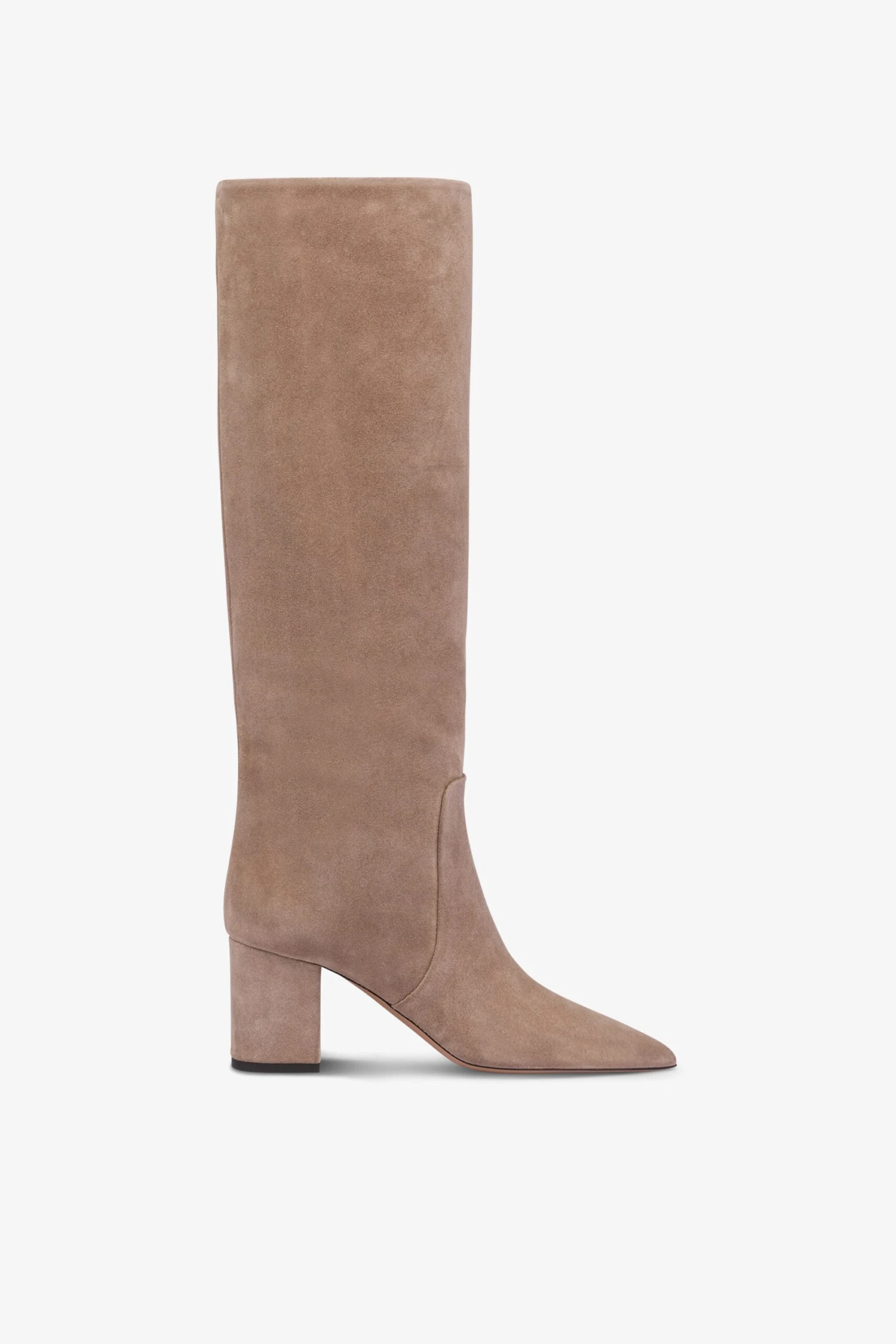 Paris Texas Knee-high Boots In Soft Koala Suede Leather 3 Paris Texas Knee-high Boots In Soft Koala Suede Leather