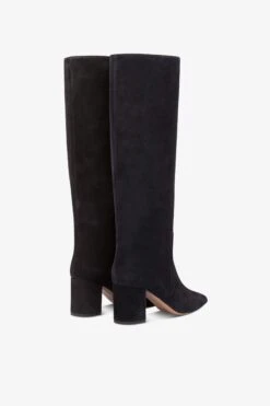 Paris Texas Knee-high Boots In Soft Off-black Suede Leather -Paris Texas Brand Shop PX1088XV003OFFBLACK 03 c8f1e3ba ecef 44b7 a791 40bd1f5cfda3
