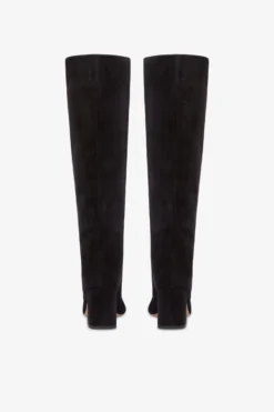 Paris Texas Knee-high Boots In Soft Off-black Suede Leather -Paris Texas Brand Shop PX1088XV003OFFBLACK 04 cf6b3d3f 56b8 46c3 9b44 36669c5f9fb3 scaled