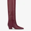 Paris Texas Knee-high, Long Pointed Boot In Supple Rouge Noir Leather -Paris Texas Brand Shop PX1119XLTH368288ROUGENOIR 01 243d25fd d71d 4940 b8bd e25723c5a5c9 scaled