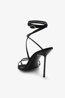 Paris Texas Lace-up Satin Sandal In Black -Paris Texas Brand Shop PX1140XTSATNERO 05 scaled
