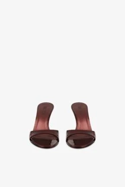 Paris Texas Mules In Maroon Mirror-effect Leather -Paris Texas Brand Shop PX1141XNPMR48WINE 3