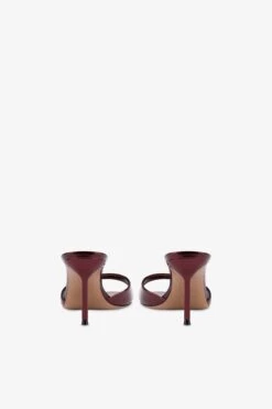 Paris Texas Mules In Maroon Mirror-effect Leather -Paris Texas Brand Shop PX1141XNPMR48WINE 4