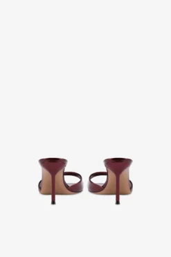 Paris Texas Mules In Maroon Mirror-effect Leather -Paris Texas Brand Shop PX1141XNPMR48WINE 4 scaled