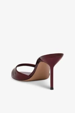 Paris Texas Mules In Maroon Mirror-effect Leather -Paris Texas Brand Shop PX1141XNPMR48WINE 5