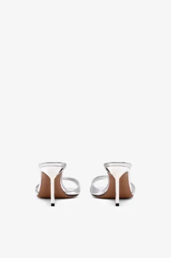 Paris Texas Silver Mirrored Leather Mule -Paris Texas Brand Shop PX1141XNPMRARGENTO 04 scaled