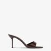 Mules In Ebony Patent Leather -Paris Texas Brand Shop PX1141XVN0136079DARKCHOCOLATE 1