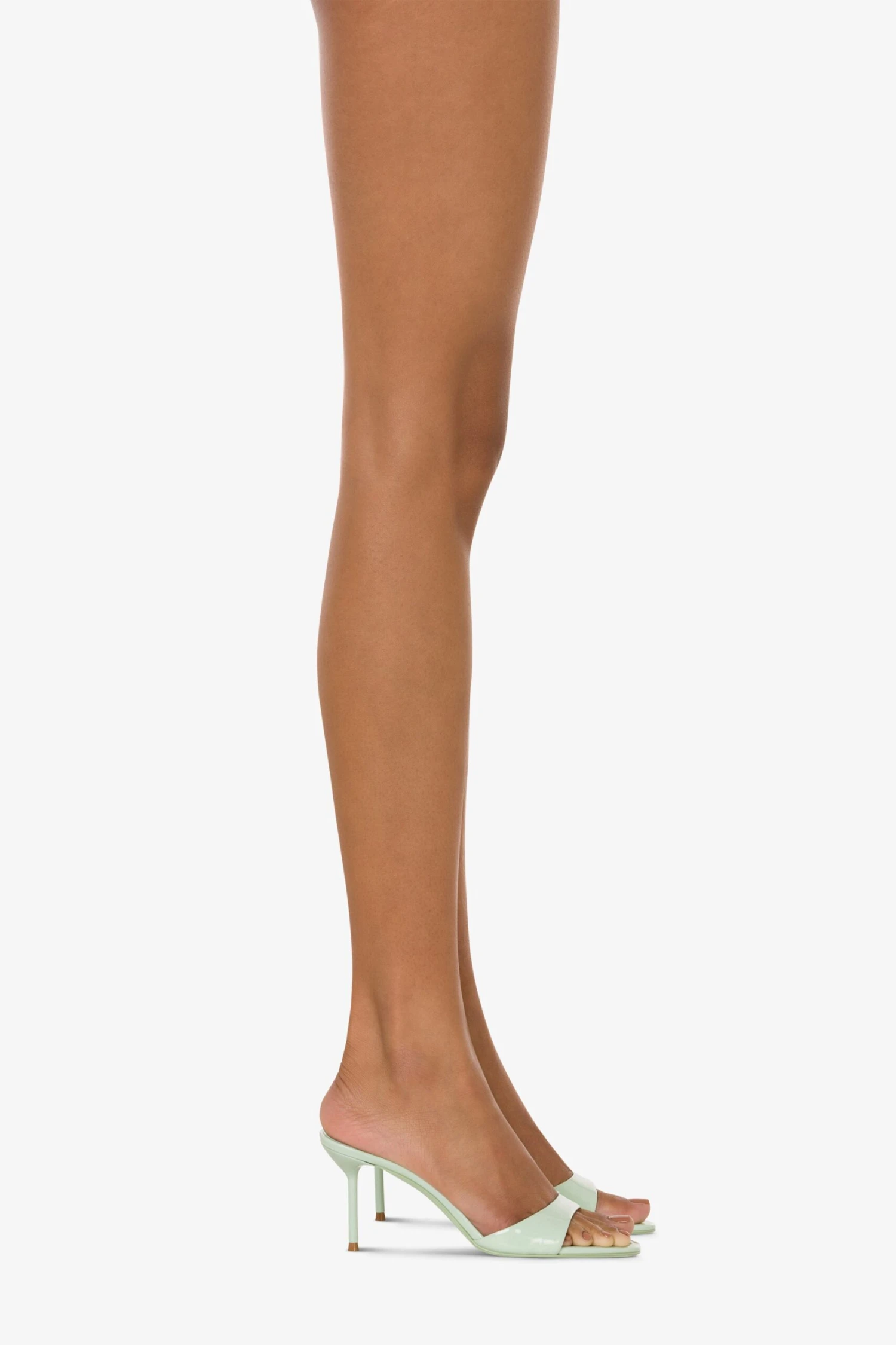 Paris Texas Mules In Mint Patent Leather 8 Paris Texas Mules In Mint Patent Leather - Image 6