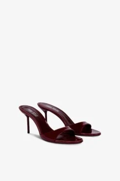 Paris Texas Almond-toe Mules In Patent Rouge Noir Leather -Paris Texas Brand Shop PX1141XVN016827ROUGENOIR 02