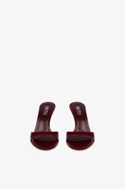 Paris Texas Almond-toe Mules In Patent Rouge Noir Leather -Paris Texas Brand Shop PX1141XVN016827ROUGENOIR 03