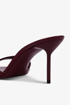 Paris Texas Almond-toe Mules In Patent Rouge Noir Leather -Paris Texas Brand Shop PX1141XVN016827ROUGENOIR 05