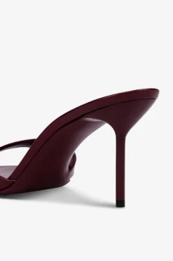 Paris Texas Almond-toe Mules In Patent Rouge Noir Leather -Paris Texas Brand Shop PX1141XVN016827ROUGENOIR 05 scaled