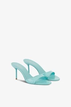 Paris Texas Mules In Turquoise Patent Leather -Paris Texas Brand Shop PX1141XVN0180974TURCHESE 2