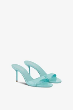Paris Texas Mules In Turquoise Patent Leather -Paris Texas Brand Shop PX1141XVN0180974TURCHESE 2 scaled