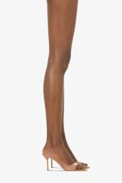 Mules In Caramel Patent Leather -Paris Texas Brand Shop PX1141XVN01CARAMEL 10