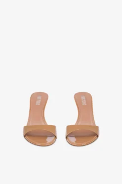 Mules In Caramel Patent Leather -Paris Texas Brand Shop PX1141XVN01CARAMEL 3 scaled