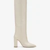Paris Texas White Croc-effect Leather Boots -Paris Texas Brand Shop PX120XCOCOBONECHINA 01 scaled