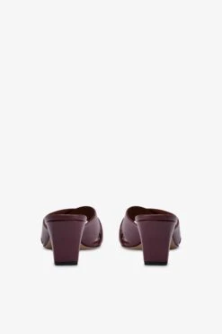 Mules In Rouge Noir Leather 11 Mules In Rouge Noir Leather -Paris Texas Brand Shop PX1272XNPP3126BORDEAUX 4