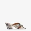 Paris Texas Natural Python-effect Leather Mule -Paris Texas Brand Shop PX1272XPRPT116NATURALE 1