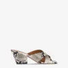 Paris Texas Natural Python-effect Leather Mule -Paris Texas Brand Shop PX1272XPRPT116NATURALE 1 scaled