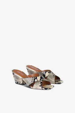 Paris Texas Natural Python-effect Leather Mule -Paris Texas Brand Shop PX1272XPRPT116NATURALE 2 scaled