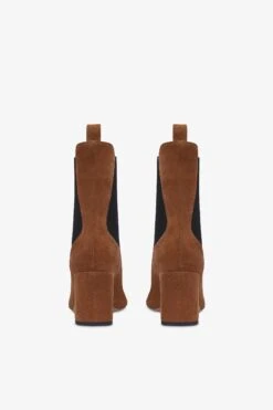Ankle Boots In Brown Calf Suede Leather -Paris Texas Brand Shop PX1327XV003335SIGARO 4