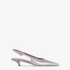 Slingbacks In Silver Mirror-effect Leather -Paris Texas Brand Shop PX1329XNPMR08ARGENTO 1 scaled