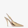 Slingbacks In Gold Mirror-effect Leather -Paris Texas Brand Shop PX1345XNPMR11GOLD 1 scaled