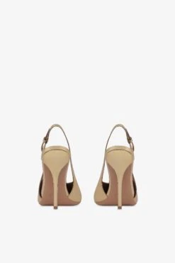 Slingbacks In Gold Mirror-effect Leather -Paris Texas Brand Shop PX1345XNPMR11GOLD 4