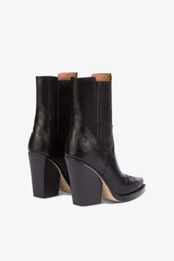 Paris Texas Pointed Ankle Boots In Shiny Black Vintage Leather -Paris Texas Brand Shop PX1359XSVCLNERO 03 ef629522 17f3 47ed 9e04 dbb0e31ab25e