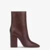 Paris Texas Pointed Ankle Boots In Smooth Mocha Leather -Paris Texas Brand Shop PX1360XVT0139049MOCHA 01