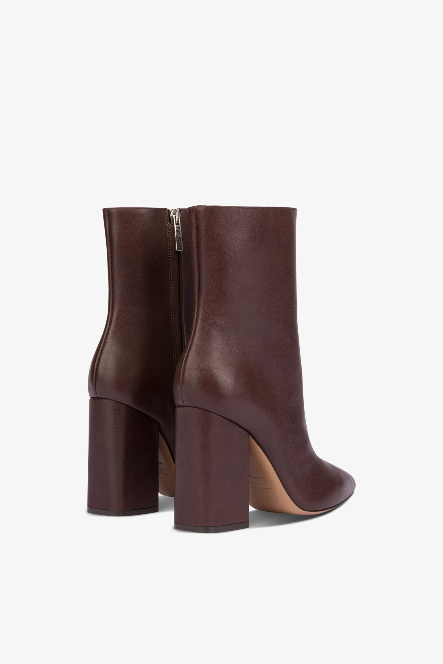 Paris Texas Pointed Ankle Boots In Smooth Mocha Leather 5 Paris Texas Pointed Ankle Boots In Smooth Mocha Leather - Image 3