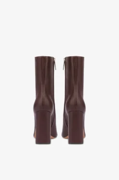 Paris Texas Pointed Ankle Boots In Smooth Mocha Leather -Paris Texas Brand Shop PX1360XVT0139049MOCHA 04 scaled