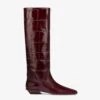 Paris Texas Knee-high Boots In Hevea Maxi Croco-embossed Leather -Paris Texas Brand Shop PX1363XCOSM2425HEVEA 01