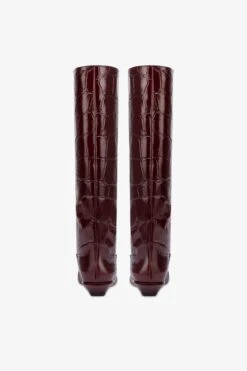 Paris Texas Knee-high Boots In Hevea Maxi Croco-embossed Leather 11 Paris Texas Knee-high Boots In Hevea Maxi Croco-embossed Leather -Paris Texas Brand Shop PX1363XCOSM2425HEVEA 04