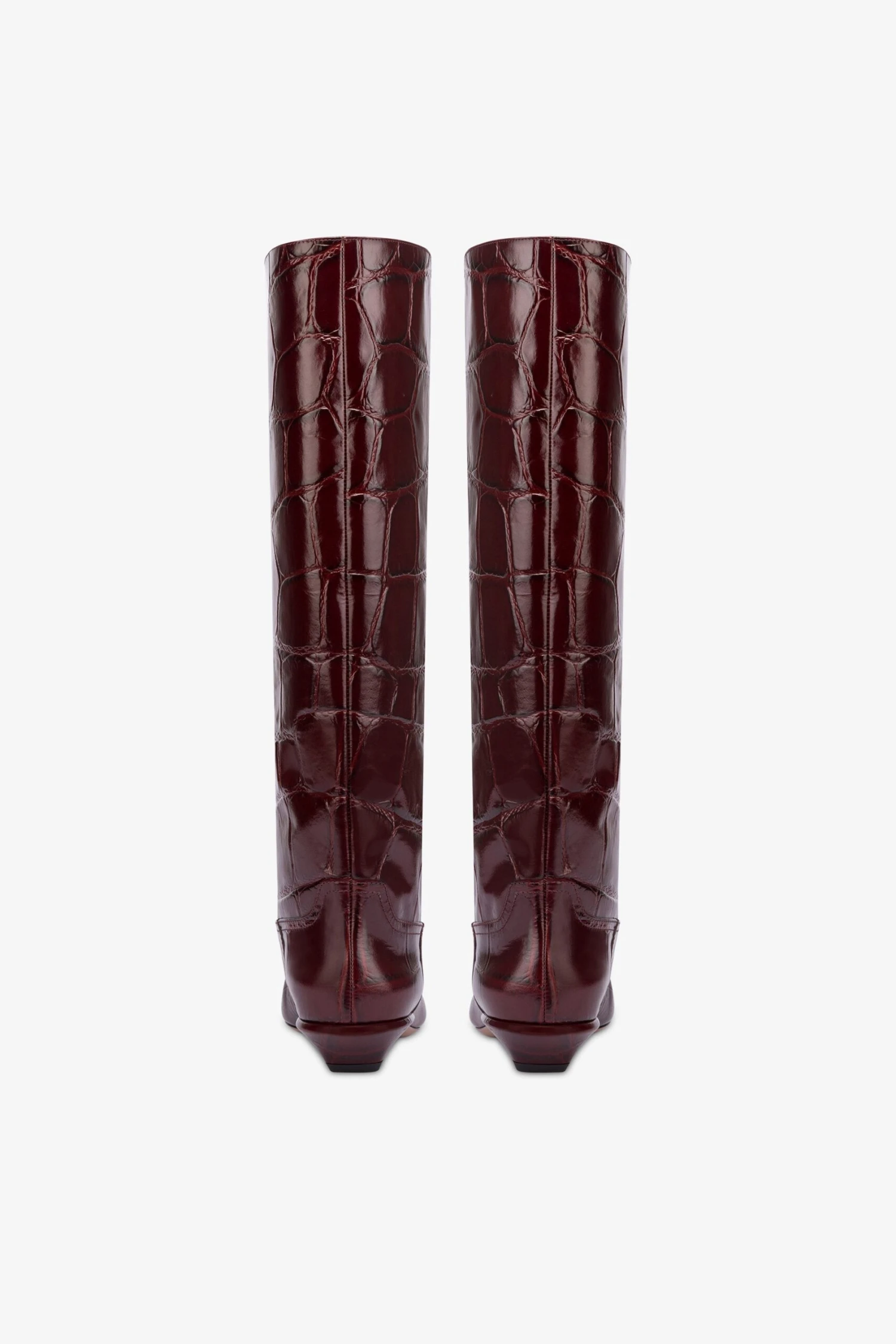 Paris Texas Knee-high Boots In Hevea Maxi Croco-embossed Leather 6 Paris Texas Knee-high Boots In Hevea Maxi Croco-embossed Leather - Image 4