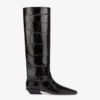 Paris Texas Knee-high Boots In Black Maxi Croco-embossed Leather -Paris Texas Brand Shop PX1363XCOSMNERO 01 scaled
