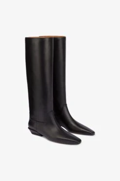 Paris Texas Knee-high Boots In Smooth Black Leather -Paris Texas Brand Shop PX1363XVT01NERO 02