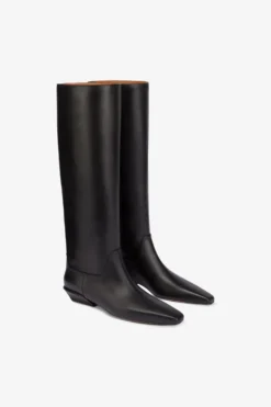 Paris Texas Knee-high Boots In Smooth Black Leather -Paris Texas Brand Shop PX1363XVT01NERO 02 scaled