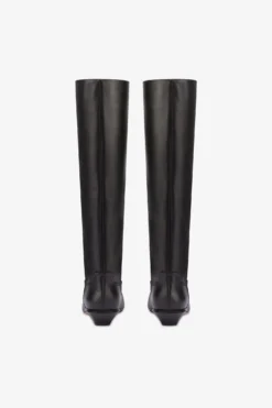 Paris Texas Knee-high Boots In Smooth Black Leather -Paris Texas Brand Shop PX1363XVT01NERO 04 scaled