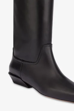 Paris Texas Knee-high Boots In Smooth Black Leather -Paris Texas Brand Shop PX1363XVT01NERO 05 scaled