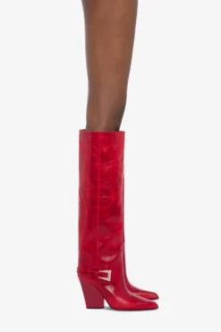 Paris Texas Tall, Knee-high Boots In Shiny Fiesta Vintage Leather -Paris Texas Brand Shop PX1376XSVCLFIESTA 10 scaled